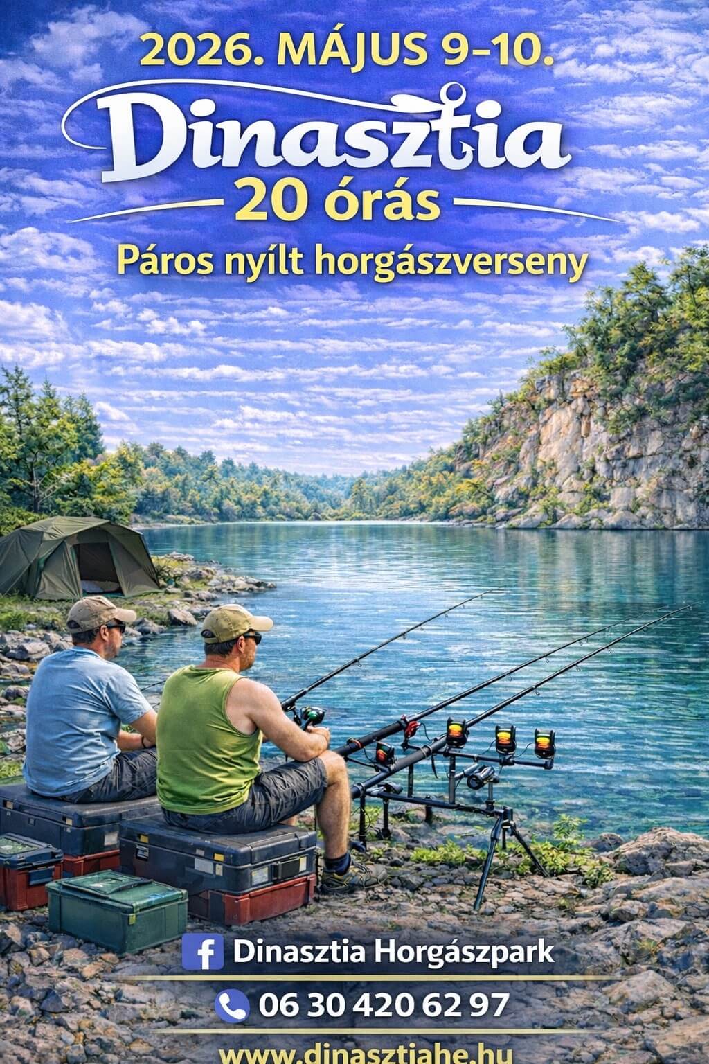 dinasztia 20 oras paros nyilt horgaszverseny grafika